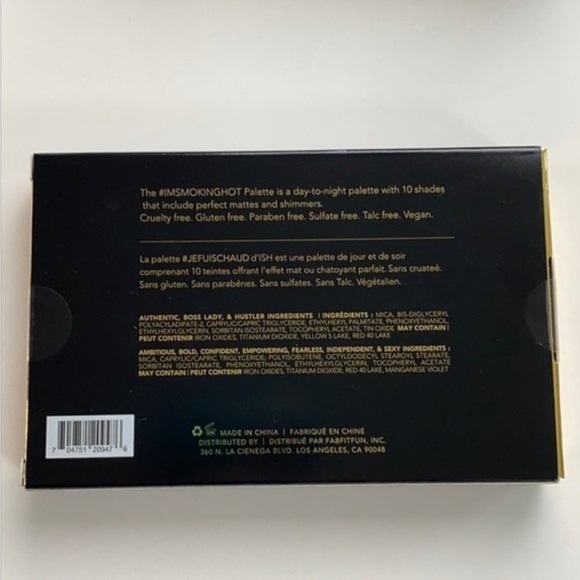 🆕 ISH IMSMOKINGHOT PALETTE 10 Shades Eyeshadow Collection, Clean Beauty - Picture 7 of 12